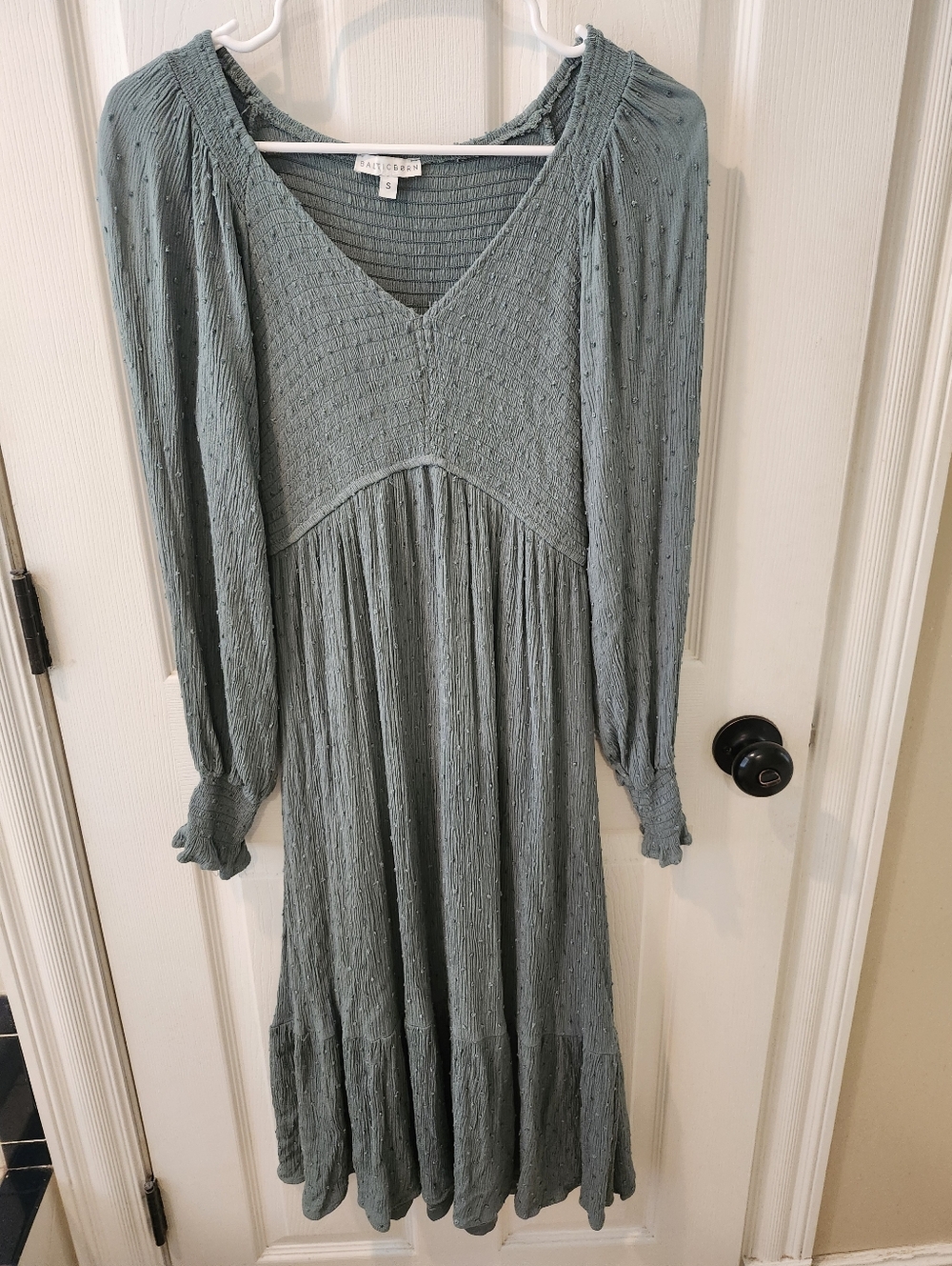 Baltic Born Sage Green Midi Dress